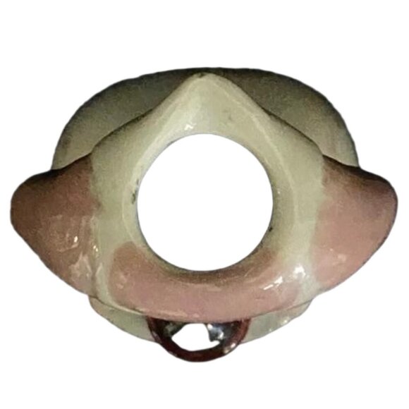 Vintage Menschik Goldman French Dressing Maid Cruet Pink Dot 1950s Japan - Picture 12 of 15